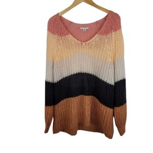 American Eagle Outfitters cozy knit woven sweater